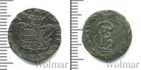 Монета 1762 – 1796 Екатерина II 1 полушка Медь 1775