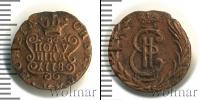 Монета 1762 – 1796 Екатерина II 1 полушка Медь 1778