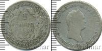 Монета 1825 – 1855 Николай I 1 злотый Серебро 1830