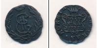 Монета 1762 – 1796 Екатерина II 1 полушка Медь 1777