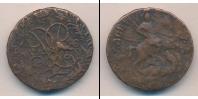 Монета 1741 – 1761 Елизавета Петровна 2 копейки Медь 1758