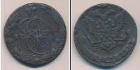 Монета 1762 – 1796 Екатерина II 5 копеек Медь 1778