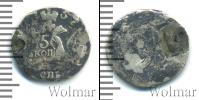 Монета 1741 – 1761 Елизавета Петровна 5 копеек Серебро 1757