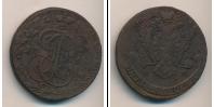 Монета 1762 – 1796 Екатерина II 5 копеек Медь 1776