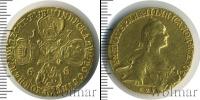 Монета 1762 – 1796 Екатерина II 10 рублей Золото 1769