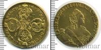Монета 1741 – 1761 Елизавета Петровна 5 рублей Золото 1755