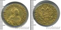 Монета 1741 – 1761 Елизавета Петровна 2 рубля Золото 1756