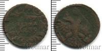 Монета 1730 – 1740 Анна Иоанновна 1 полушка Медь 1739