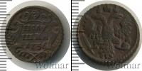 Монета 1730 – 1740 Анна Иоанновна 1 полушка Медь 1736