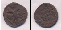 Монета 1730 – 1740 Анна Иоанновна 1 полушка Медь 1740