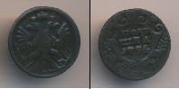 Монета 1730 – 1740 Анна Иоанновна 1 полушка Медь 1734