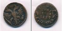 Монета 1730 – 1740 Анна Иоанновна 1 полушка Медь 1739