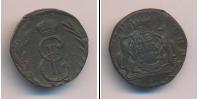 Монета 1762 – 1796 Екатерина II 1 деньга Медь 1772