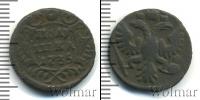 Монета 1730 – 1740 Анна Иоанновна 1 полушка Медь 1735
