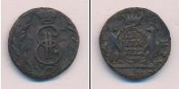Монета 1762 – 1796 Екатерина II 1 деньга Медь 1772