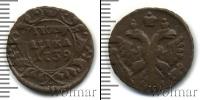 Монета 1730 – 1740 Анна Иоанновна 1 полушка Медь 1739