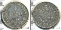 Монета 1881 – 1894 Александр III 1 марка Серебро 1893