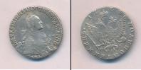 Монета 1762 – 1796 Екатерина II 1 полуполтинник Серебро 1774