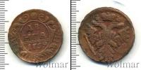 Монета 1730 – 1740 Анна Иоанновна 1 деньга Медь 1739