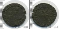Монета 1689 – 1725 Петр I 1 деньга Медь 1712