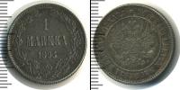 Монета 1881 – 1894 Александр III 1 марка Серебро 1893