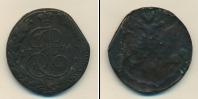 Монета 1762 – 1796 Екатерина II 5 копеек Медь 1776