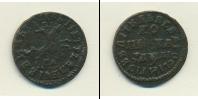 Монета 1689 – 1725 Петр I 1 копейка Медь 1714