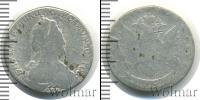 Монета 1762 – 1796 Екатерина II 15 копеек Серебро 1785
