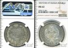Монета 1825 – 1855 Николай I 1 рубль Серебро 1837