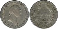 Монета 1825 – 1855 Николай I 1 злотый Серебро 1829