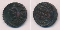 Монета 1730 – 1740 Анна Иоанновна 1 полушка Медь 1739