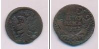 Монета 1730 – 1740 Анна Иоанновна 1 полушка Медь 1731