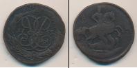 Монета 1741 – 1761 Елизавета Петровна 2 копейки Медь 1759