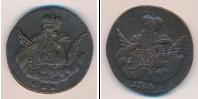 Монета 1741 – 1761 Елизавета Петровна 1 копейка Медь 1756