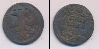 Монета 1730 – 1740 Анна Иоанновна 1 полушка Медь 1736