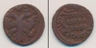 Монета 1730 – 1740 Анна Иоанновна 1 полушка Медь 1740