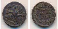 Монета 1730 – 1740 Анна Иоанновна 1 полушка Медь 1738