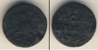 Монета 1689 – 1725 Петр I 1 полушка Медь 1722