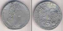 Монета 1689 – 1725 Петр I 1 полтина Серебро 1724