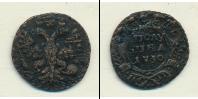 Монета 1730 – 1740 Анна Иоанновна 1 полушка Медь 1730