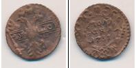 Монета 1730 – 1740 Анна Иоанновна 1 полушка Медь 1731