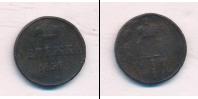 Монета 1825 – 1855 Николай I 1 деньга Медь 1850