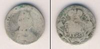 Монета 1762 – 1796 Екатерина II 1 гривенник Серебро 1795