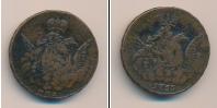 Монета 1741 – 1761 Елизавета Петровна 1 копейка Медь 1755