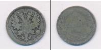 Монета 1881 – 1894 Александр III 25 пенни Серебро 1890