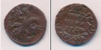 Монета 1730 – 1740 Анна Иоанновна 1 полушка Медь 1740