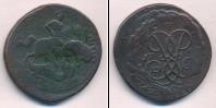 Монета 1741 – 1761 Елизавета Петровна 2 копейки Медь 1758