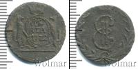 Монета 1762 – 1796 Екатерина II 1 деньга Медь 1772