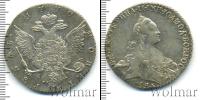 Монета 1762 – 1796 Екатерина II 1 рубль Серебро 1770