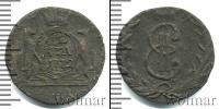 Монета 1762 – 1796 Екатерина II 1 деньга Медь 1772